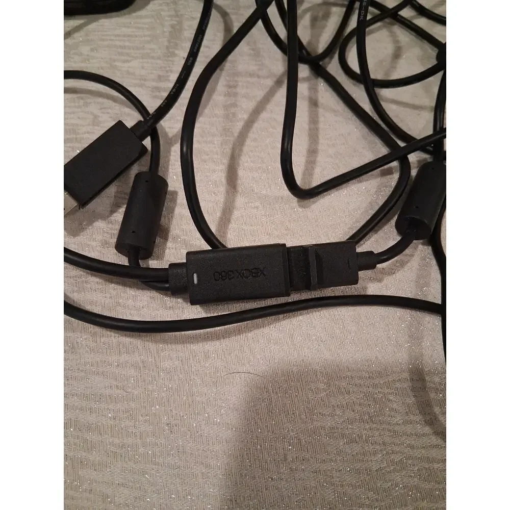Official Microsoft Xbox 360 Kinect Motion Sensor Bar Black Model 1414 Tested